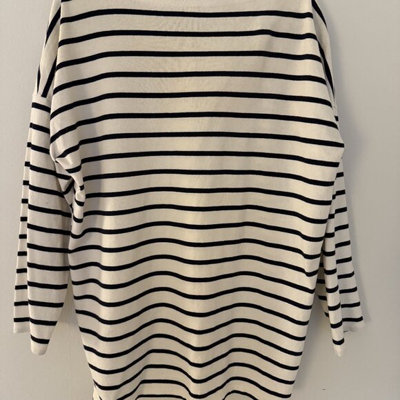 Uniqlo Oversize Striped Cotton Tunic - Unisex - Medium - Picture 3 of 3